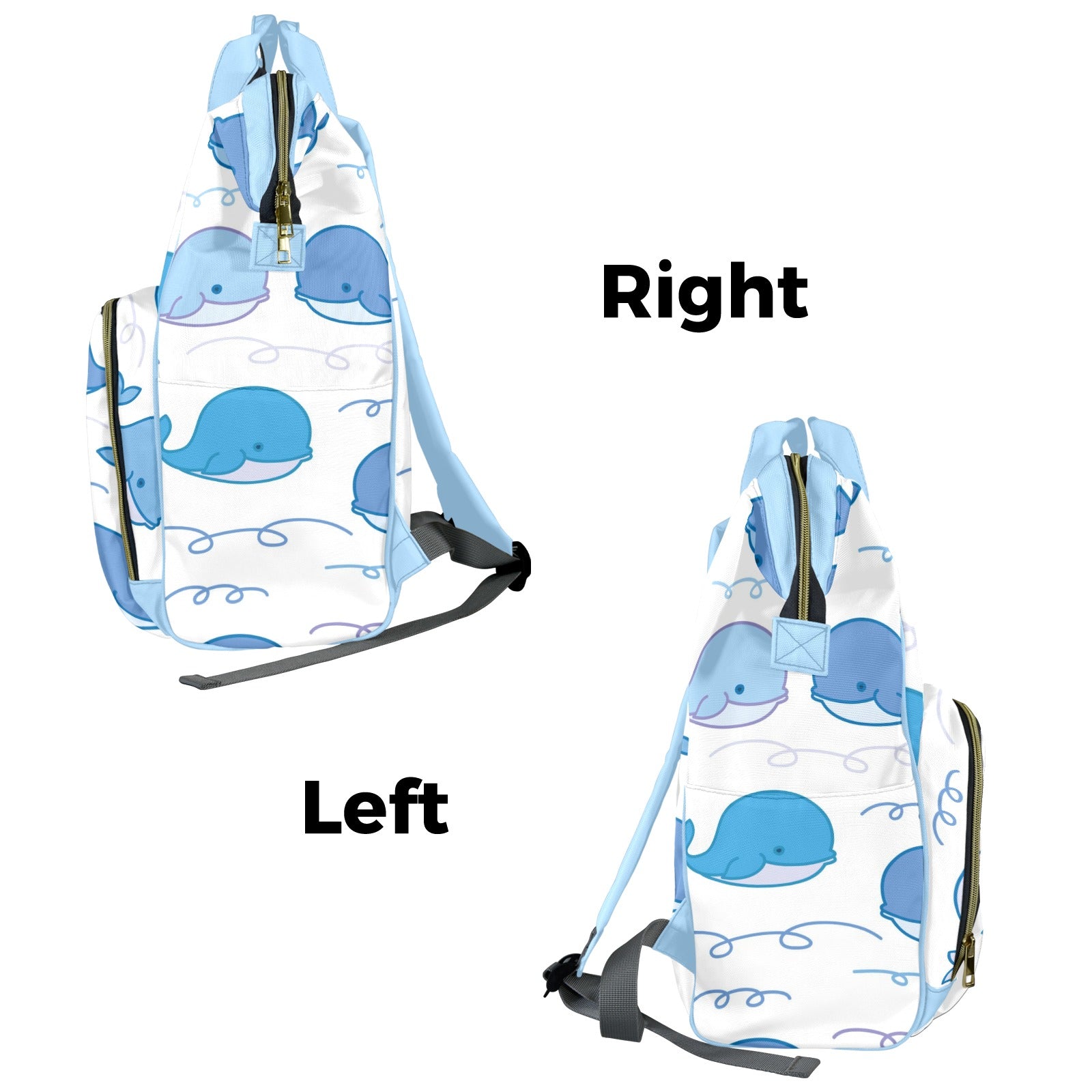 Whale Multi-Function Diaper Bag