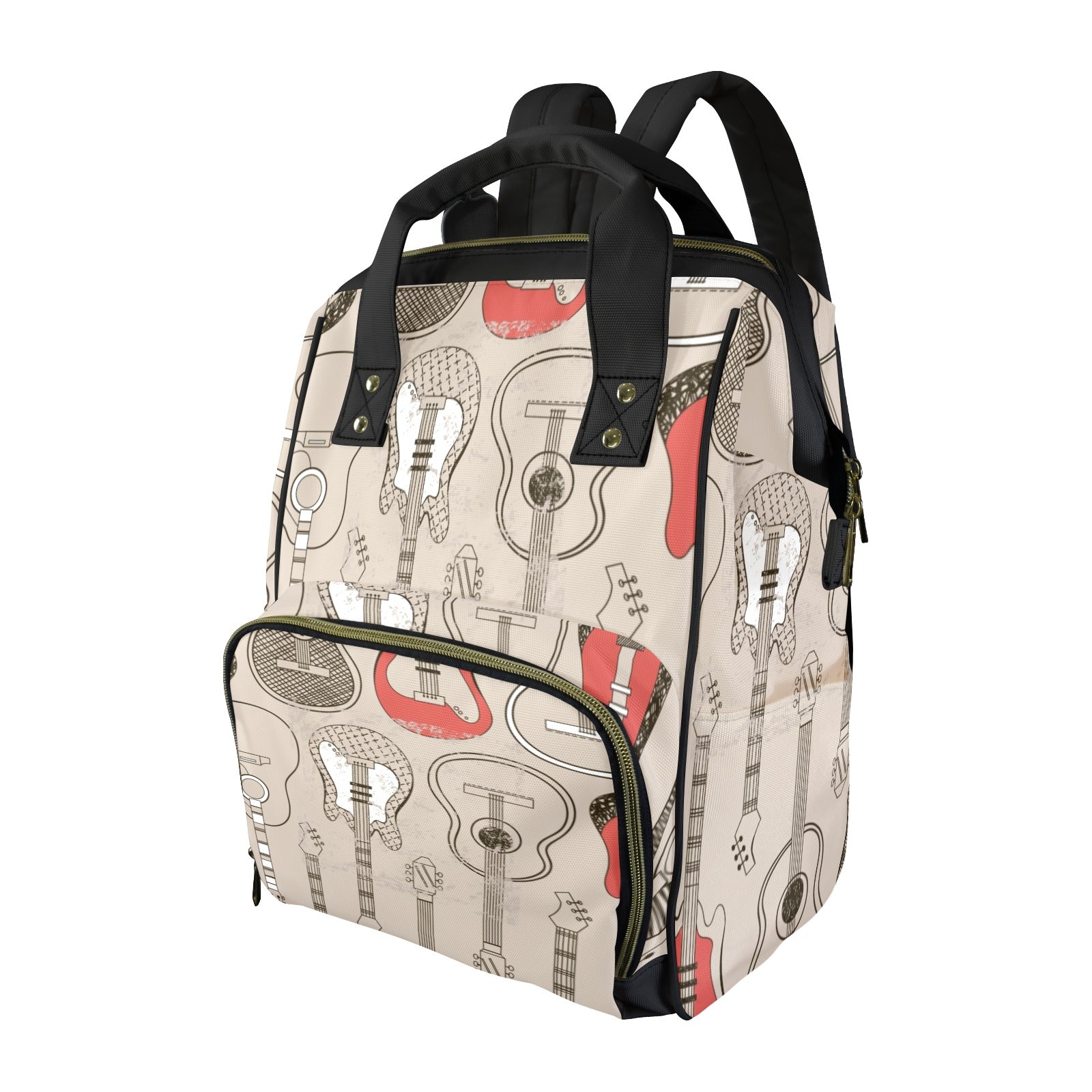 Guitars 1.0 Multi-Function Diaper Bag
