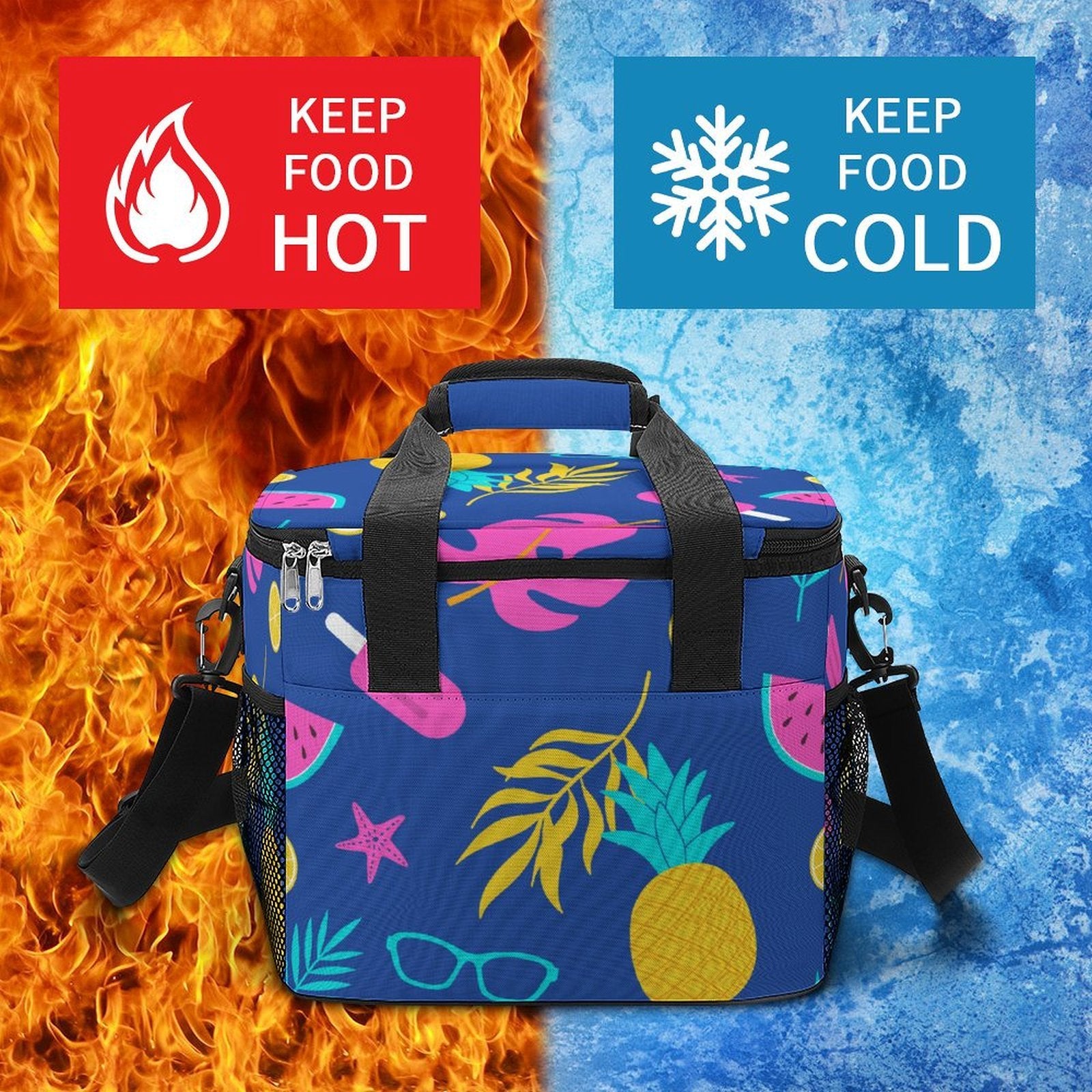 Fun Summer Print Cooler Bag