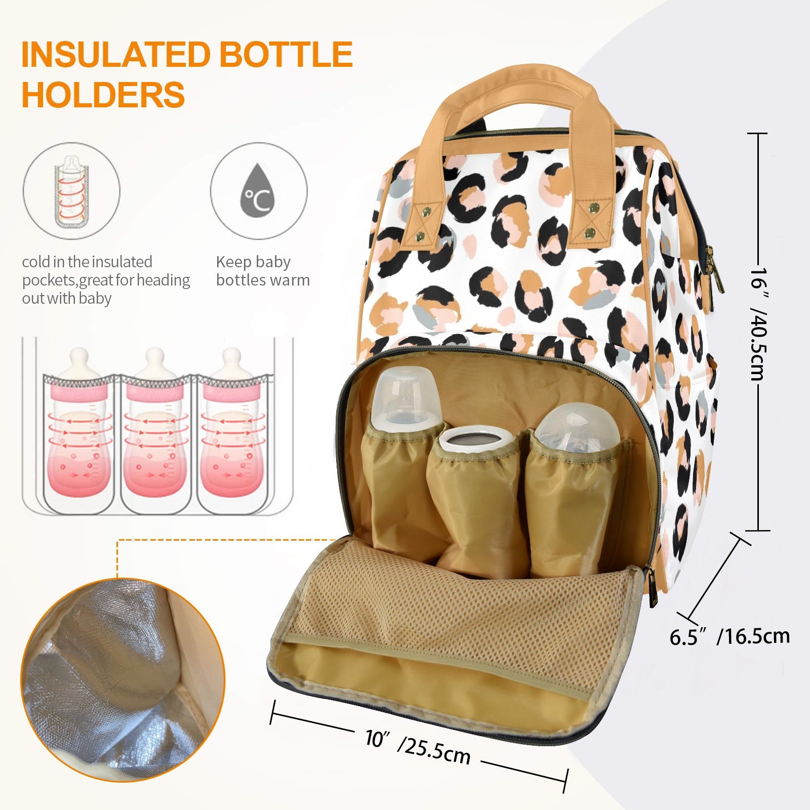 Cheetah1 Multi-Function Diaper Bag