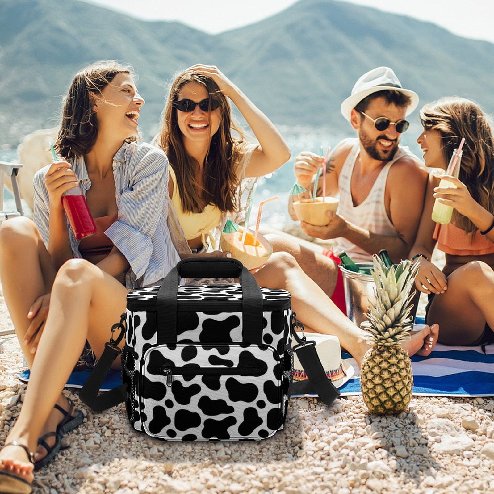 Cow Print Cooler Bag