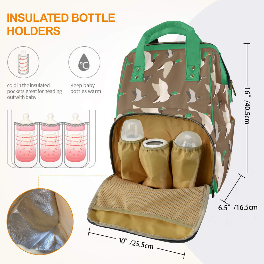 Mallard Duck Multi-Function Diaper Bag