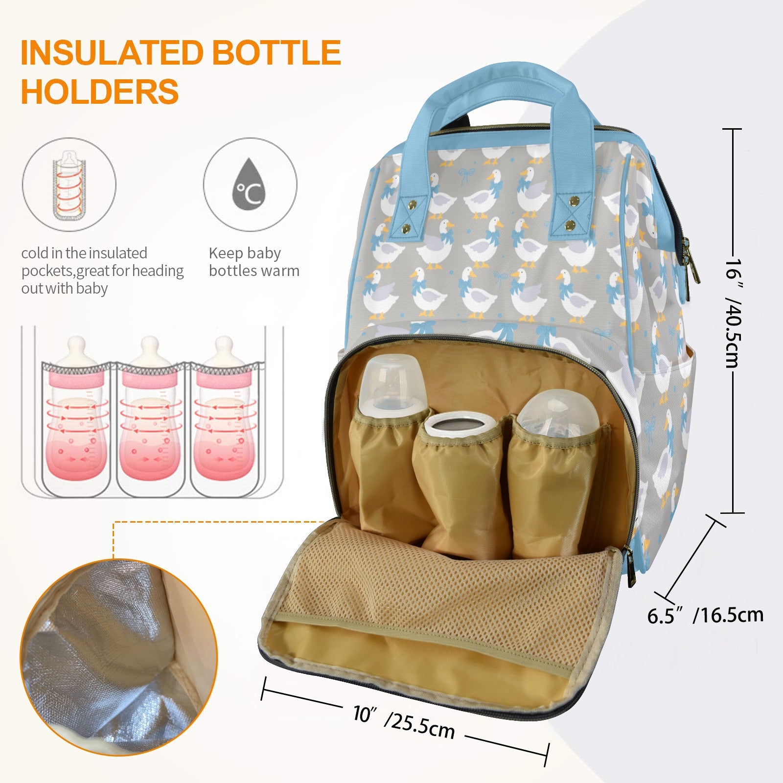 Duck Multi-Function Diaper Bag