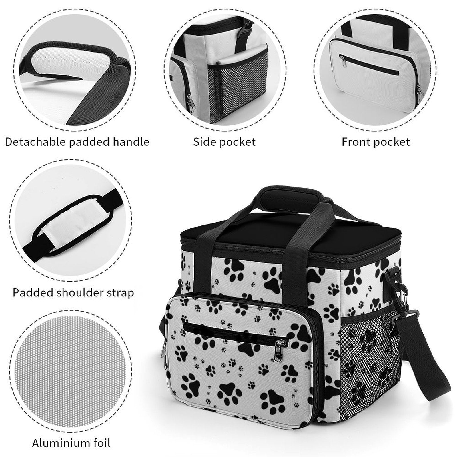 Paw Print Cooler Bag