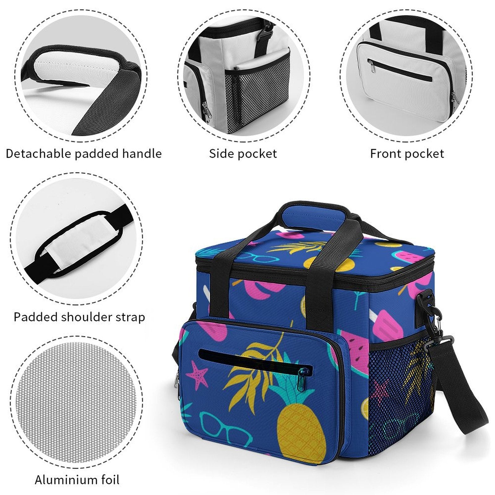 Fun Summer Print Cooler Bag