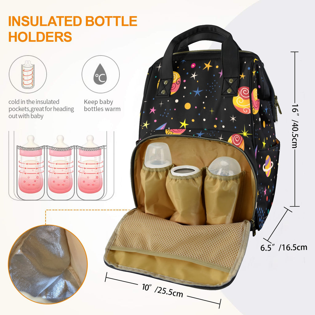 Space Multi-Function Diaper Bag