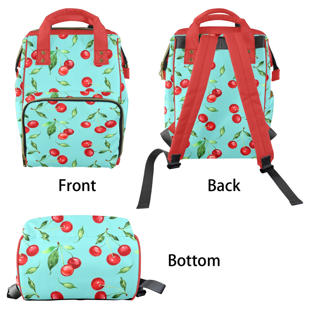 Cherry Multi-Function Diaper Bag