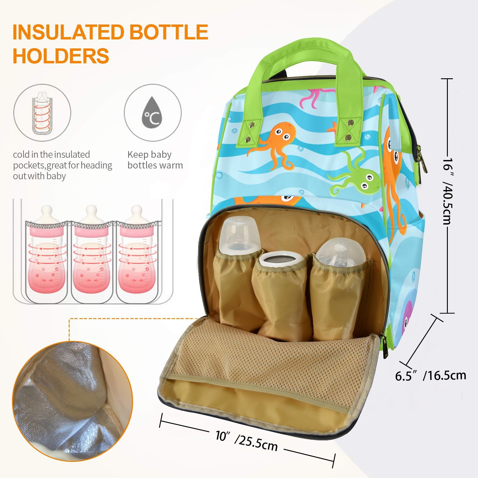 Octopus Multi-Function Diaper Bag