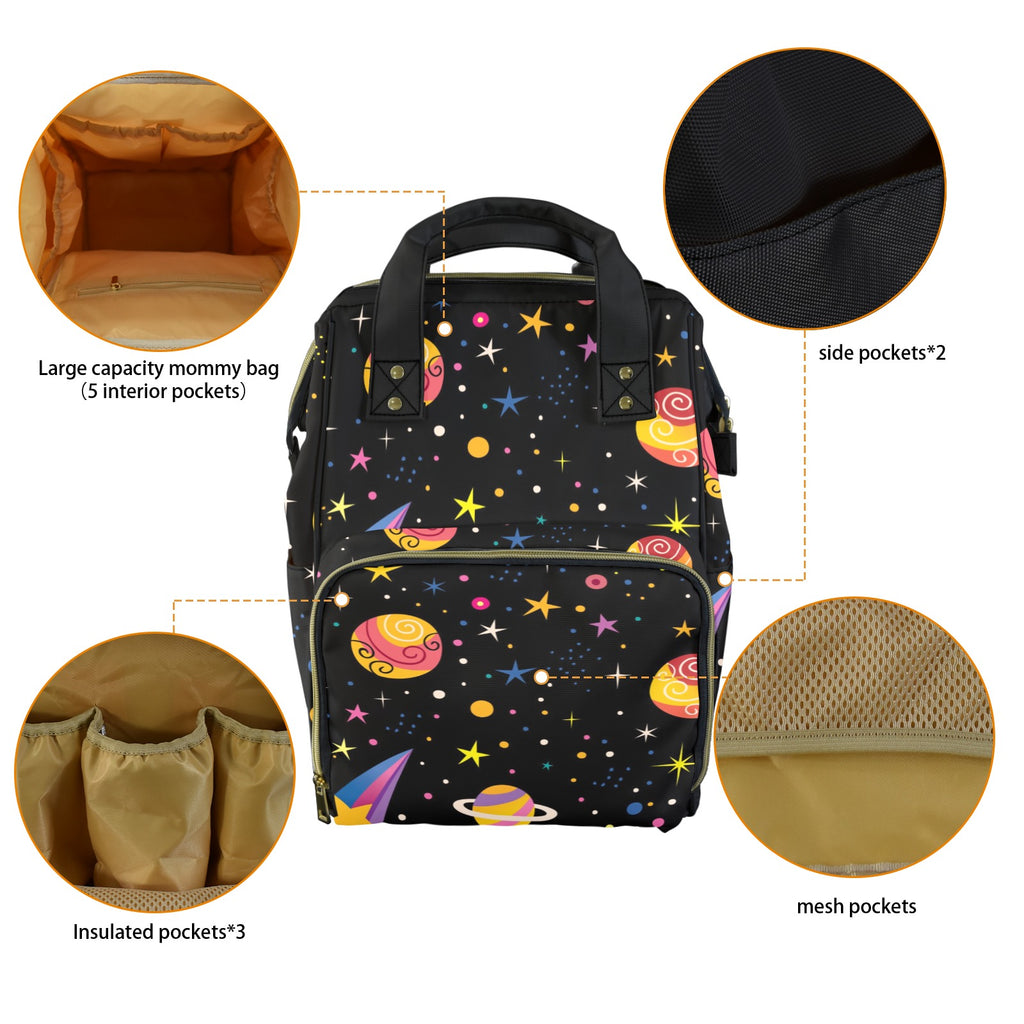Space Multi-Function Diaper Bag