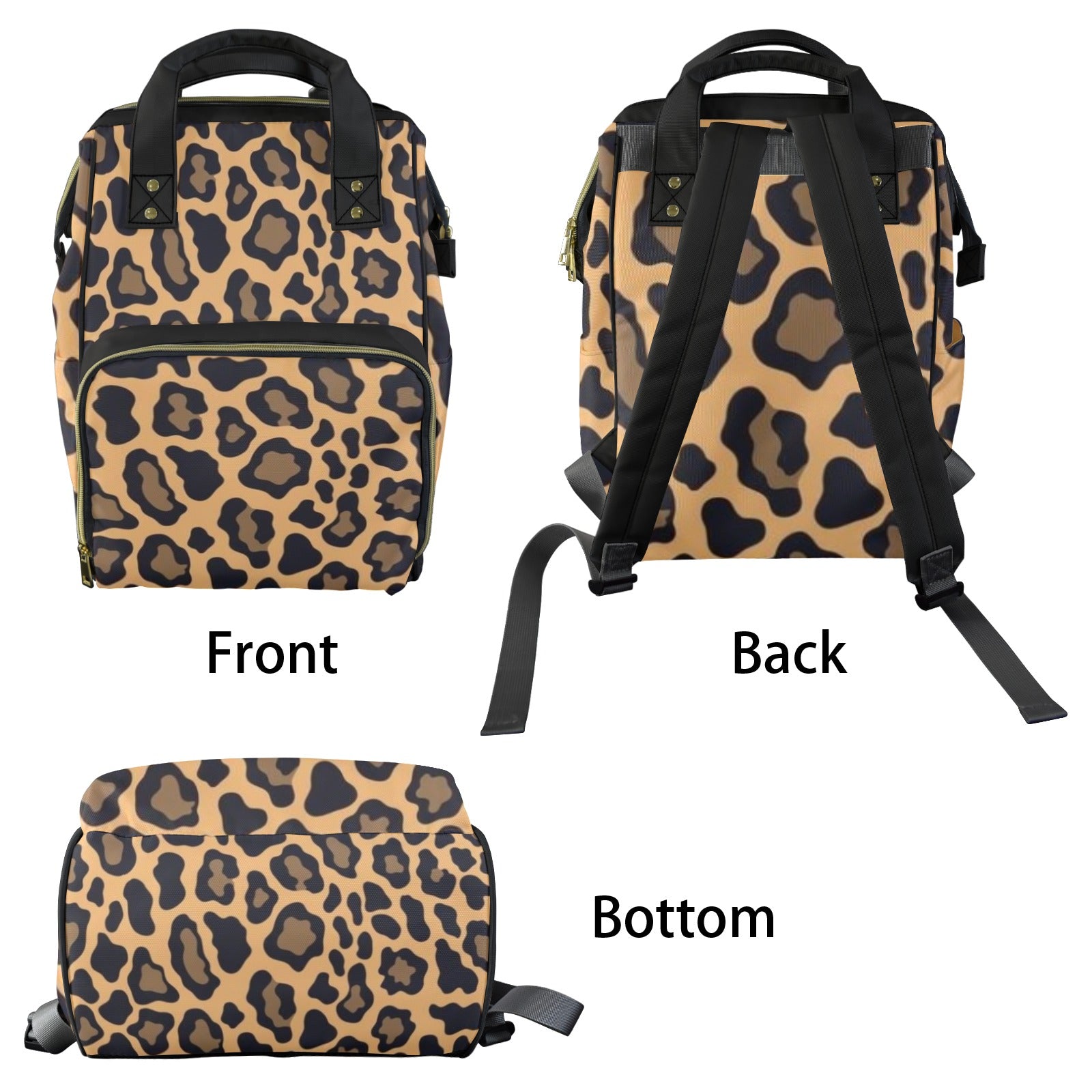 Cheetah Multi-Function Diaper Bag