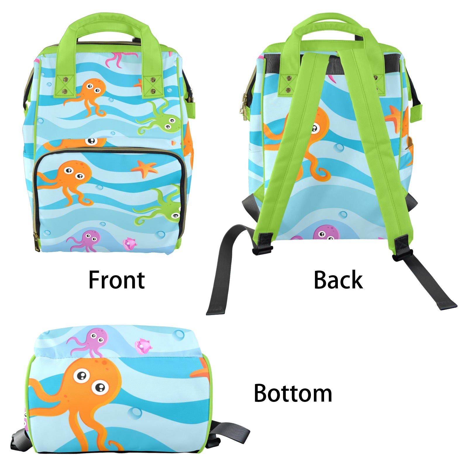 Octopus Multi-Function Diaper Bag