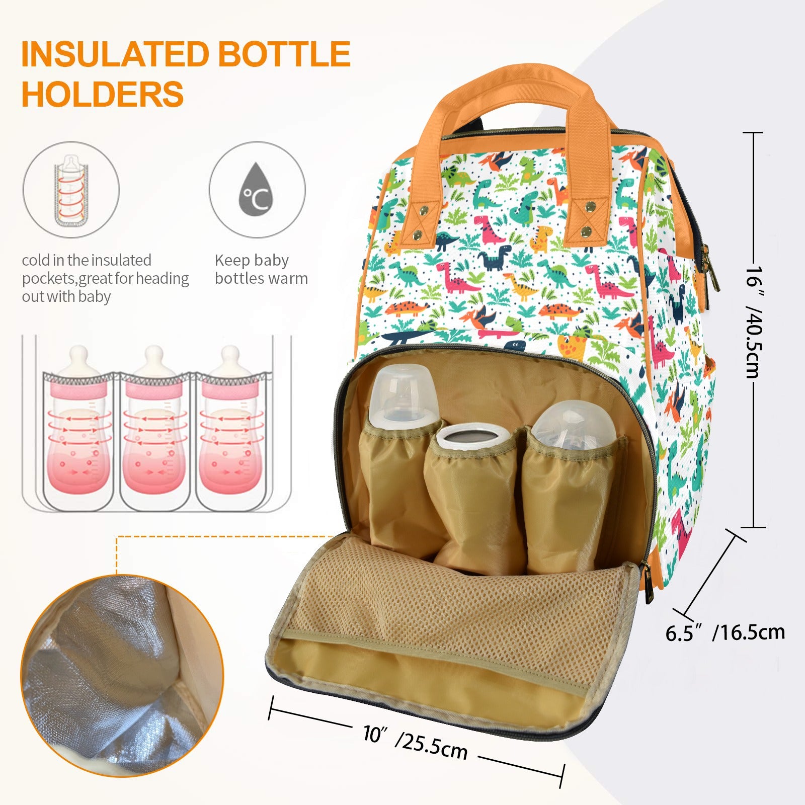Dinosaur 1.0 Multi-Function Diaper Bag