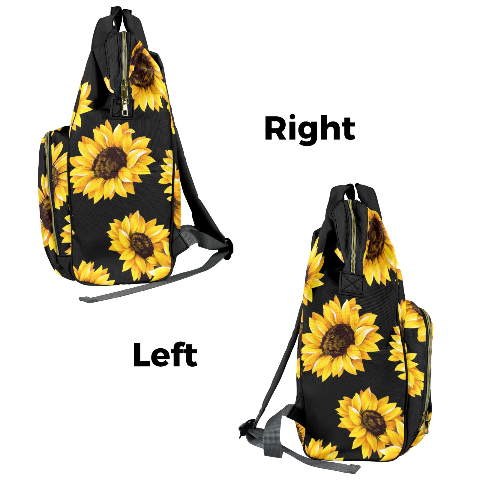 Sunflower Multi-Function Diaper Bag