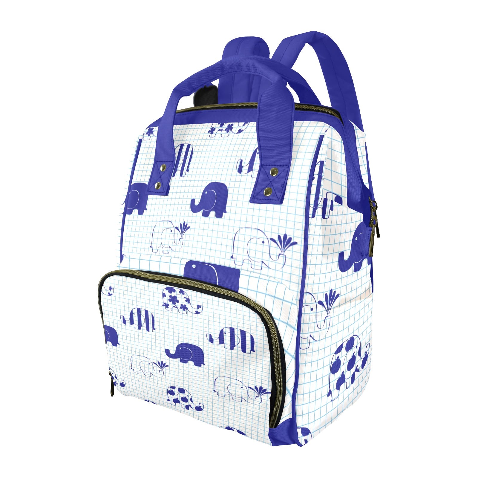 Blue Elephant Multi-Function Diaper Bag