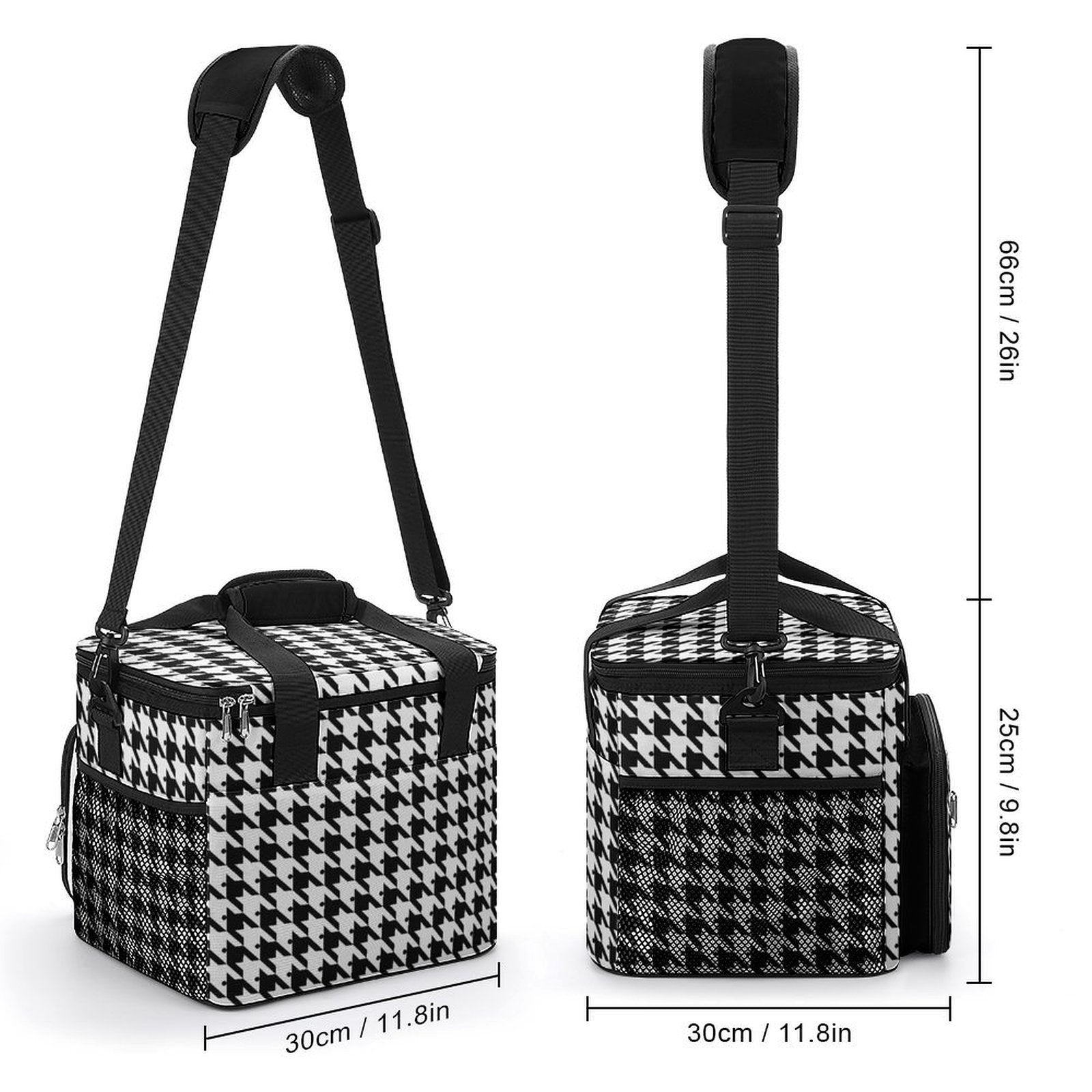 Hounds-tooth Cooler Bag