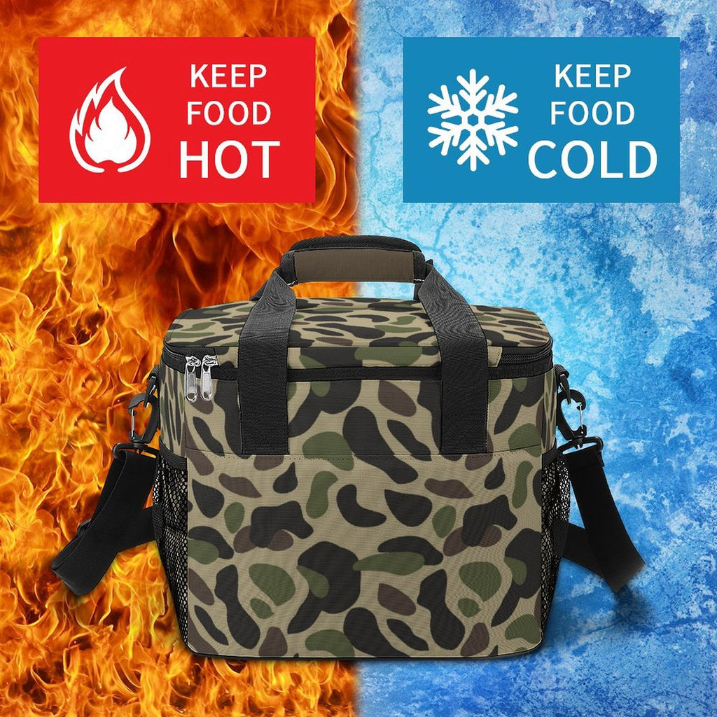 Camo Print Cooler Bag